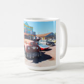 セリーグマンの古い車両ルート66 コーヒーマグカップ (正面右)