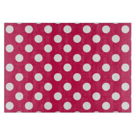 セリーズの白水玉模様 カッティングボード