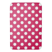 セリーズの白水玉模様 バスマット (正面縦)