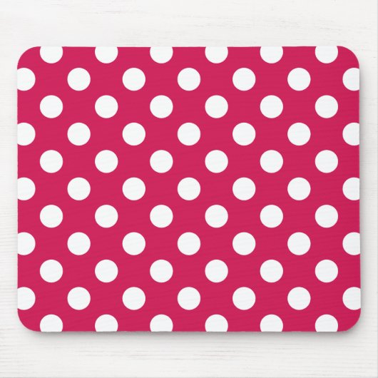 セリーズの白水玉模様 マウスパッド (正面)