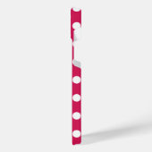 セリーズの白水玉模様 iPhoneケース (左側面)