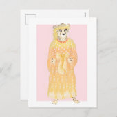 セリーヌエレガントチーター葉書 シーズンポストカード (正面/裏面)