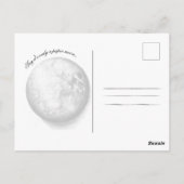 セリーヌ紙ムーンガール、ヴィンテージフォトジャズエイジ ポストカード (裏面)