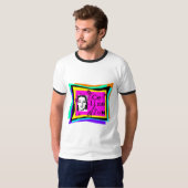 セリーヌ・ディオン - ポップアート Tシャツ (正面フル)