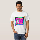 セリーヌ・ディオン - ポップアート Tシャツ (正面フル)