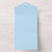 セリーネウォーターズよくはしゃぐスワンレイクパターンデザイン オールインワン招待状 (内側)