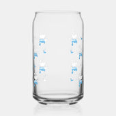 セリーネウォーターズよくはしゃぐスワンレイクパターンデザイン ガラス缶 (右)