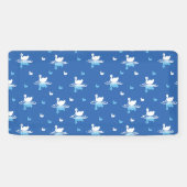 セリーネウォーターズよくはしゃぐスワンレイクパターンデザイン 横断幕 (横)