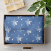 セリーネウォーターズよくはしゃぐスワンレイクパターンデザイン 薄葉紙 (ギフト)