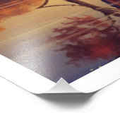 セリーネオータムレイクウォールアートインスパイア自然 フォトプリント            (角)