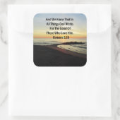 セリーネサンライズローマ8:28聖なる書物、 経典 スクエアシール (バッグ)