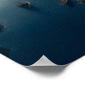 セリーネセール:ボート、水、山 ポスター (角)