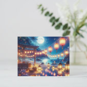 セリーネナイトフェスティバルバイザシー絵を描ズ ポストカード (スタンド正面)