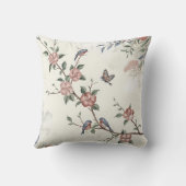セリーネブロッサム&バードズ装飾用クッション クッション (裏面)