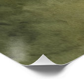 セリーネメドウイングリーンバイPS自然デザイン ポスター (コーナー)