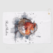 セリーネロビンカスタム ゴルフタオル (横)