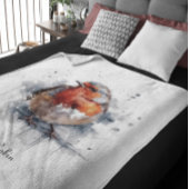 セリーネロビンカスタム フリースブランケット