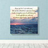 セリーンサンライズイザヤ41:10 キャンバスプリント (インサイチュ (ウッドフロア))