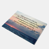 セリーンサンライズイザヤ41:10 ドアマット (アングル)