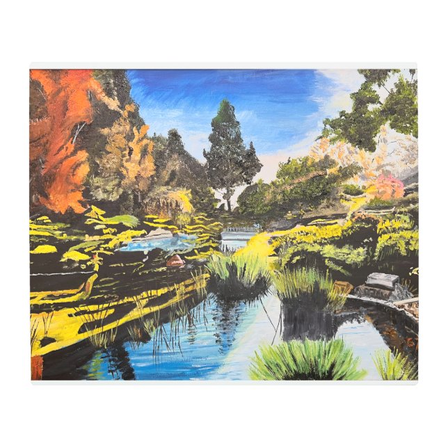 セリーンブルックバイゲイリーポーリング メタルプリント (正面)