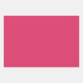 セリ無地のーズ色 ラッピングペーパーシート (正面)