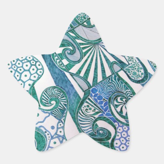 セルの壁の星付き 星シール (正面)