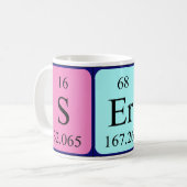 セルの定期テーブル名のmag コーヒーマグカップ (正面左)