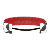 セルアブストラクション白黒 アスレチックヘッドバンド (裏面)