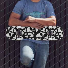 セルアブストラクション白黒 スケートボード