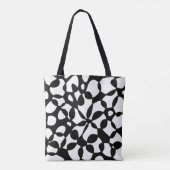 セルアブストラクション白黒 トートバッグ (裏面)