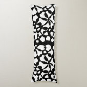 セルアブストラクション白黒 ボディピロー (正面縦)