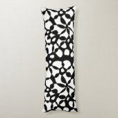 セルアブストラクション白黒 ボディピロー (裏面 (縦))