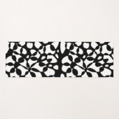 セルアブストラクション白黒 ヨガマット (正面(横))