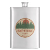 セルウェイ – ビタールートワイルダネスモンタナアイダホ フラスク (正面)