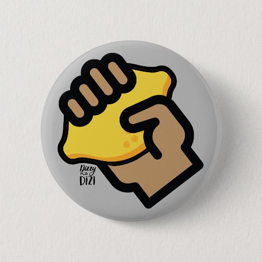 セルカン絞りボタン 缶バッジ (正面)