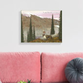 セルカークカリブー キャンバスプリント (インサイチュ (リビング))