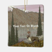 セルカークカリブー セラミックオーナメント (左)