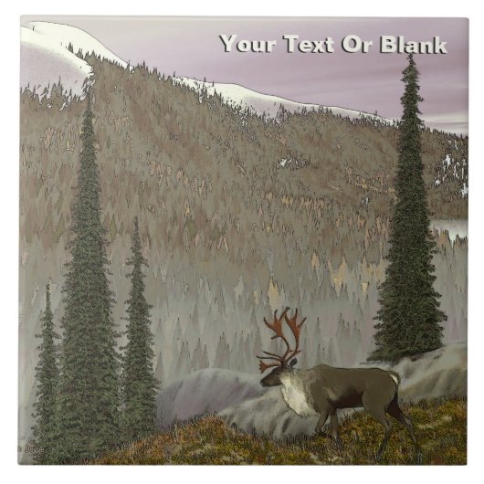 セルカークカリブー タイル (正面)