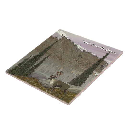 セルカークカリブー タイル (側面)