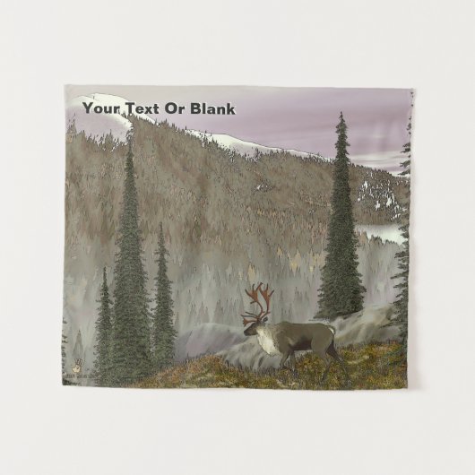 セルカークカリブー タペストリー (正面(横))