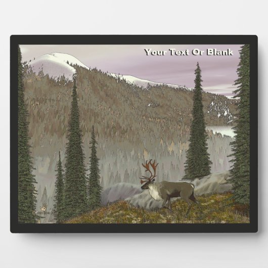 セルカークカリブー フォトプラーク (正面)