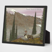 セルカークカリブー フォトプラーク (側面)