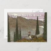 セルカークカリブー ポストカード (正面/裏面)