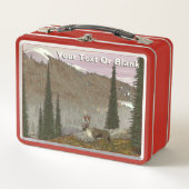 セルカークカリブー メタルランチボックス (正面)