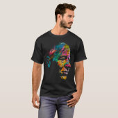 セルゲイポップ・アートのラフマニノフ1 Tシャツ (正面フル)