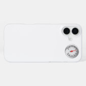 セルシウス温度計（丸型） iPhoneケース (裏面横)