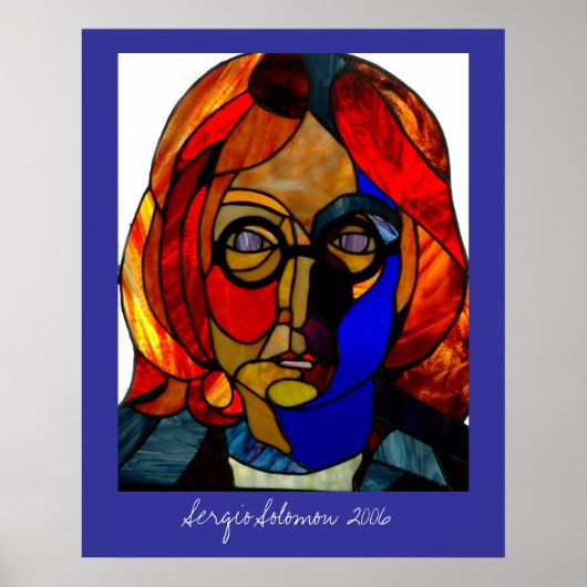 セルジオ・ソロモンによる大きなステンドグラスのポスター ポスター (正面)