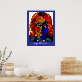 セルジオ・ソロモンによる大きなステンドグラスのポスター ポスター (キッチン)