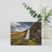 セルジャランズフォスの美しい景観 ポストカード (スタンド正面)