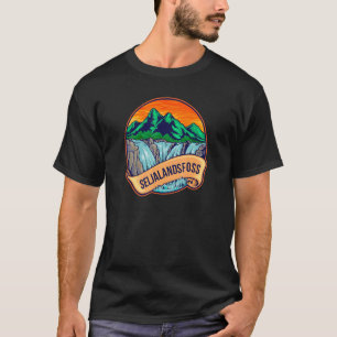 セルジャランズフォスウォーターフォースハイクアイスランド旅行 Tシャツ